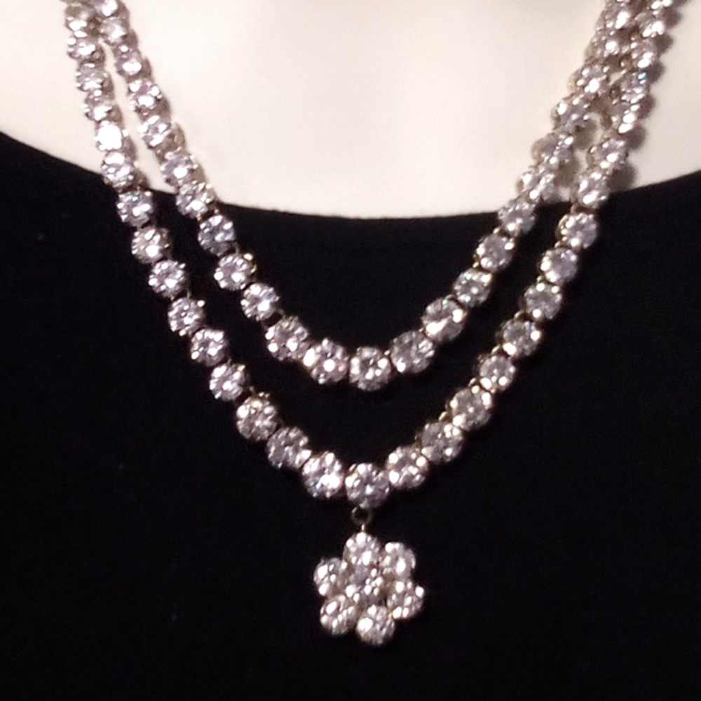 🎉HP🎉 Vintage Flower Bridal Boho Luxury Necklace - Picture 1 of 12